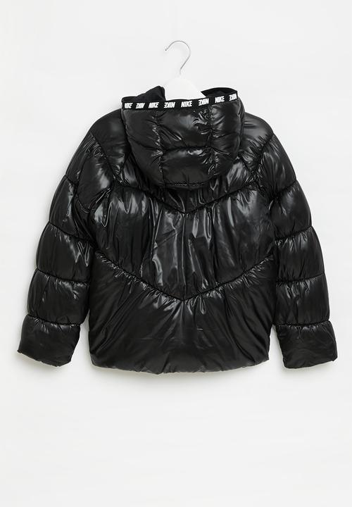 Nike - Nkg chevron cinched puffer - black