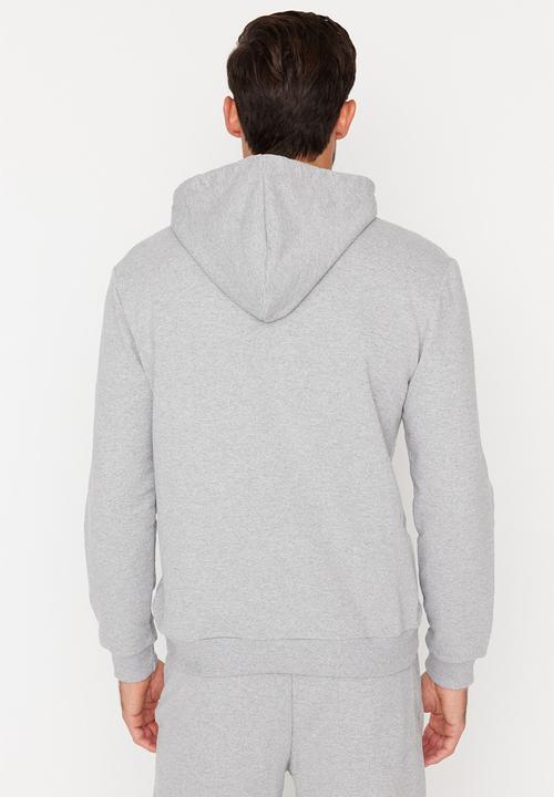 Trendyol - Athletic Hoodie - gray