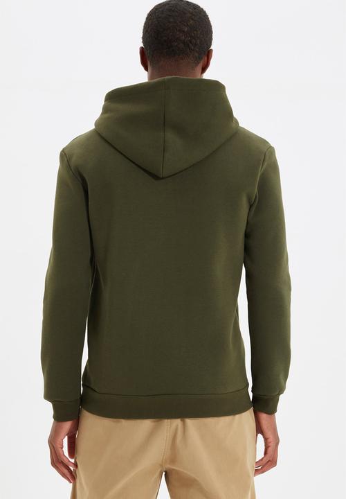 Trendyol - Essential hoodie - khaki