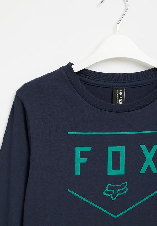 Fox - Shield boys long sleeve tee - deep cobalt 