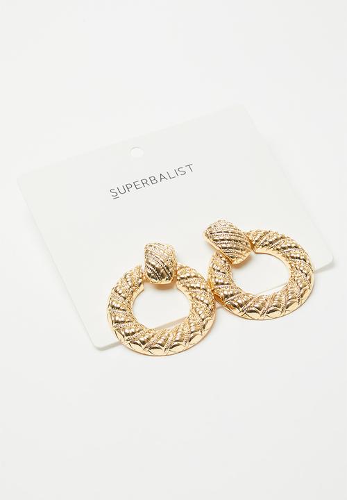 Superbalist - Rylee hoop earrings - gold