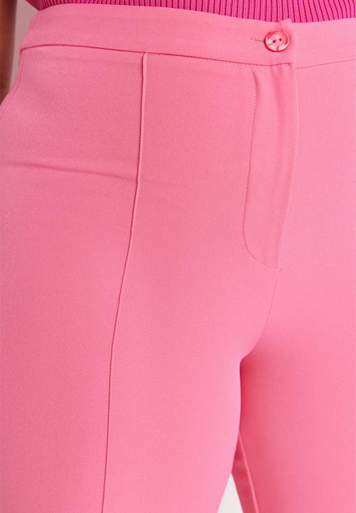 Trendyol - Plus basic trousers - pink