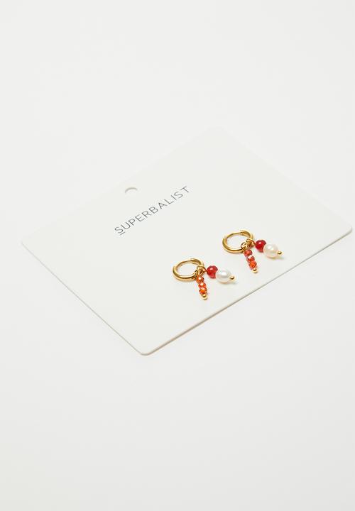 Superbalist - Raya hoop earrings - multi
