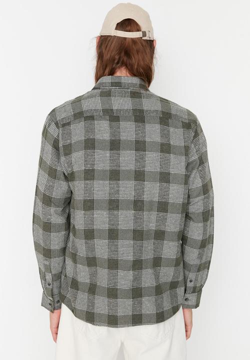 Trendyol - Check shirt - khaki