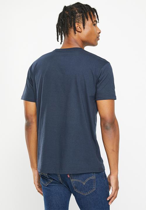 Quiksilver - Corp logo short sleeve - navy blazer
