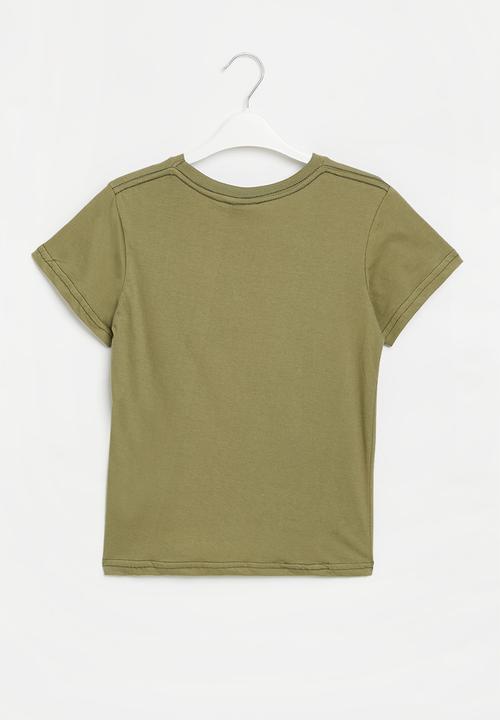Volcom - Double take boys short sleeve tee - olive