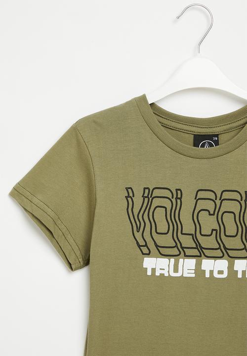 Volcom - Double take boys short sleeve tee - olive