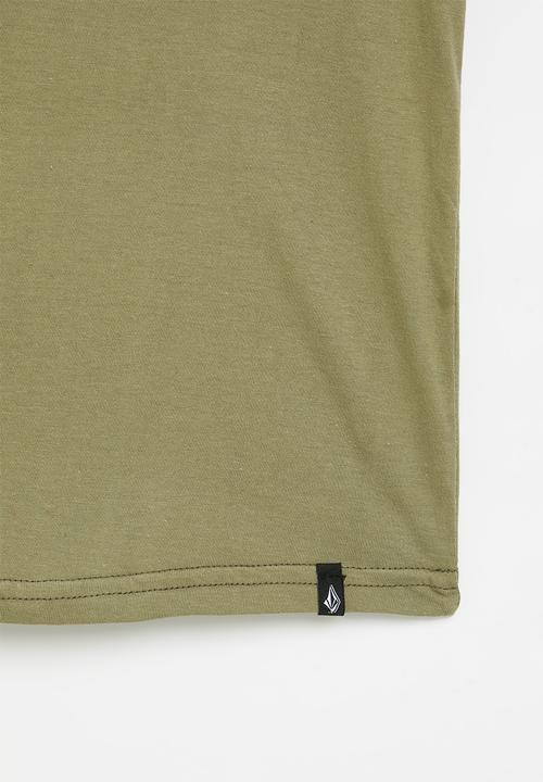 Volcom - Double take boys short sleeve tee - olive