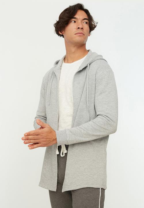 Trendyol - Longer length cardigan - gray