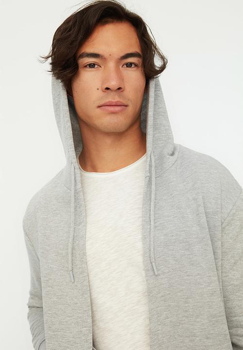 Trendyol - Longer length cardigan - gray