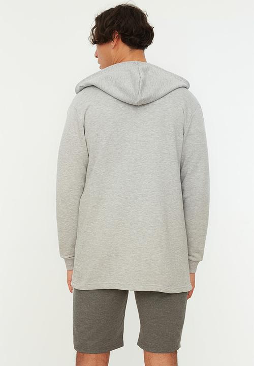 Trendyol - Longer length cardigan - gray