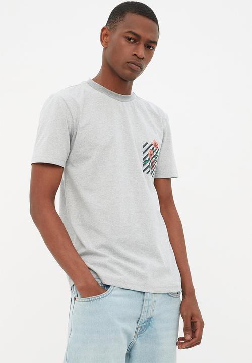 Trendyol - Printed T-shirt - grey