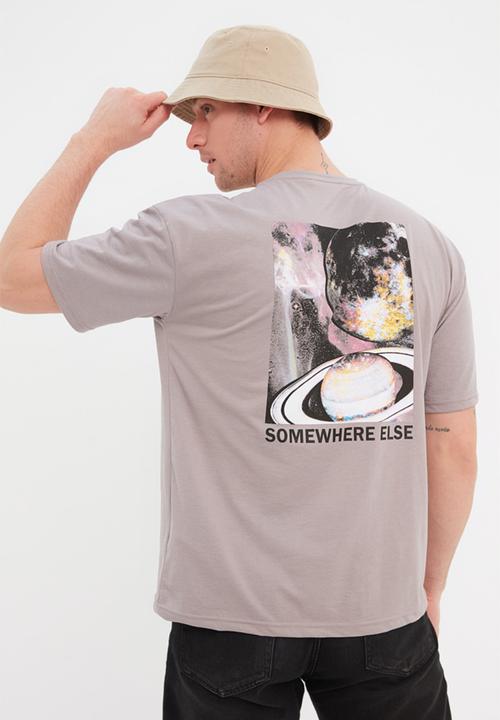 Trendyol - Printed t-shirt - gray 