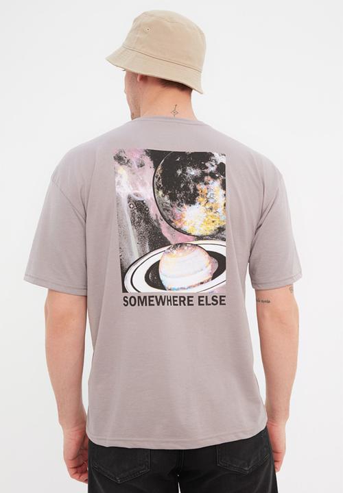 Trendyol - Printed t-shirt - gray 