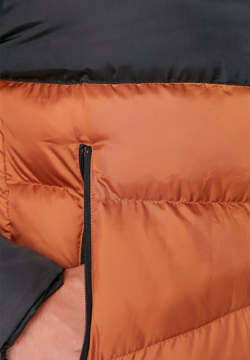Trendyol - Colourblock puffer jacket - brown