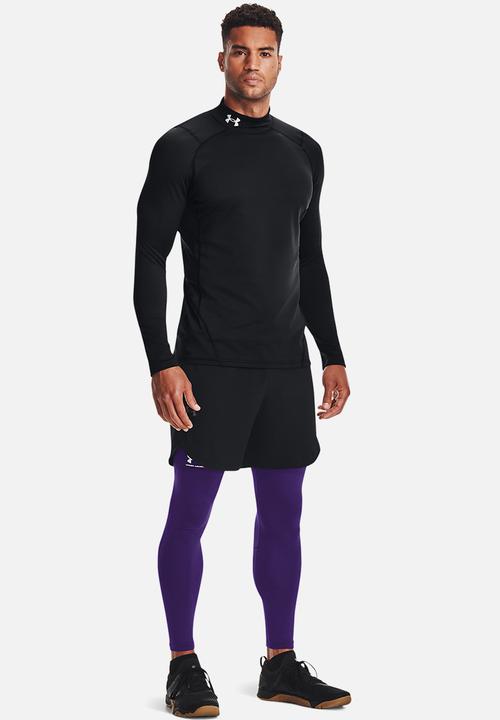 Under Armour - UA ColdGear® armour fitted mock ls baselayer - black