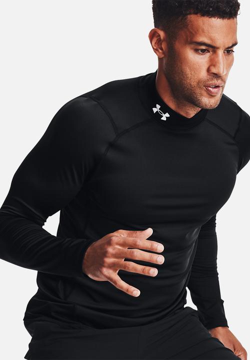 Under Armour - UA ColdGear® armour fitted mock ls baselayer - black