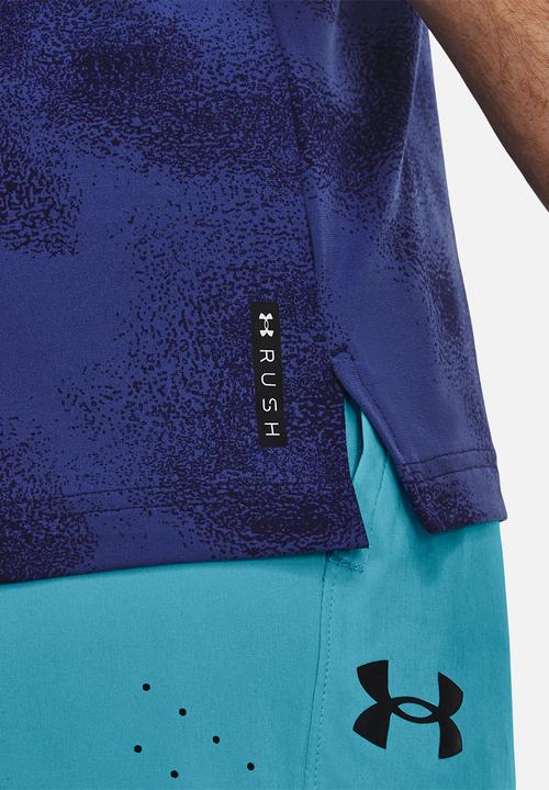 Under Armour - Ua rush energy print short sleeve - sonar blue