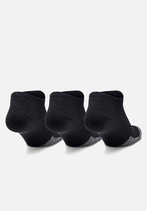 Under Armour - Ua heatgear no show 3pk - black