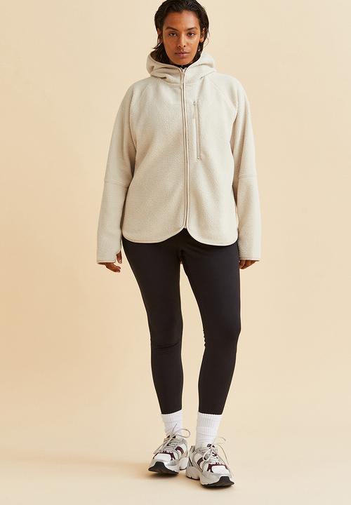 H&M - Teddy sports jacket -  light beige