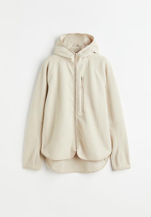 H&M - Teddy sports jacket -  light beige