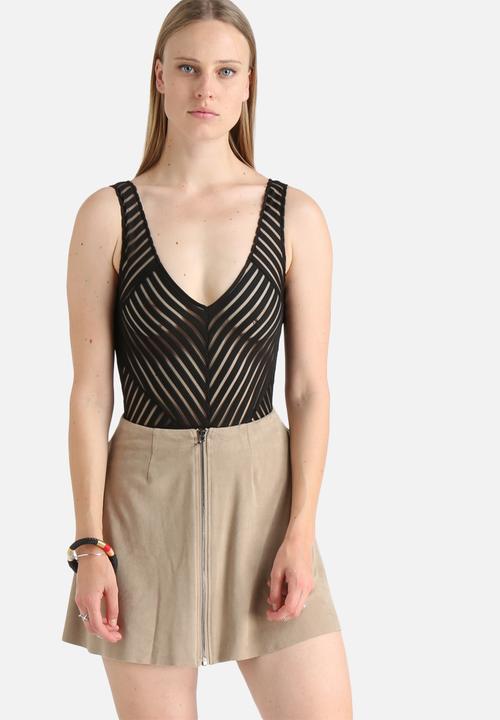 Bardot - Spliced Bodysuit