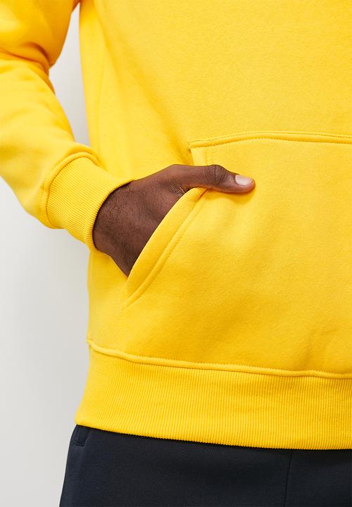 Superbalist - Fashion printed pullover hoodie - yellow
