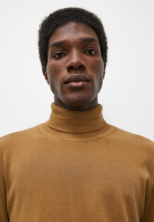 Superbalist - Basic l/s roll neck - caramel
