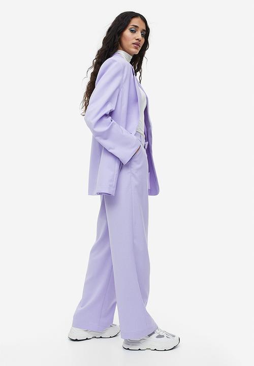 H&M - Tailored trousers - light purple