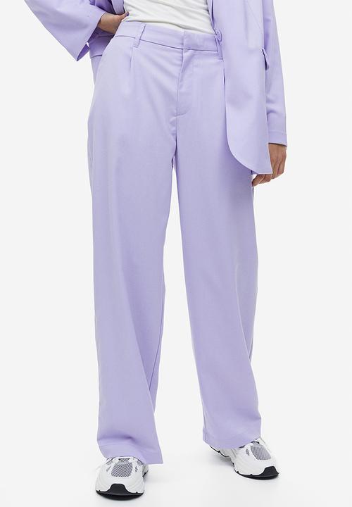 H&M - Tailored trousers - light purple