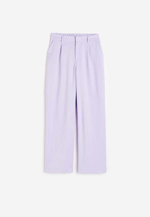 H&M - Tailored trousers - light purple