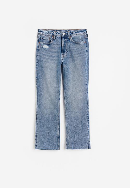 H&M - Flared high cropped jeans - blue