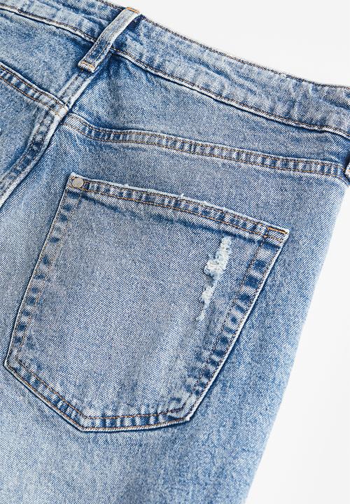 H&M - Flared high cropped jeans - blue