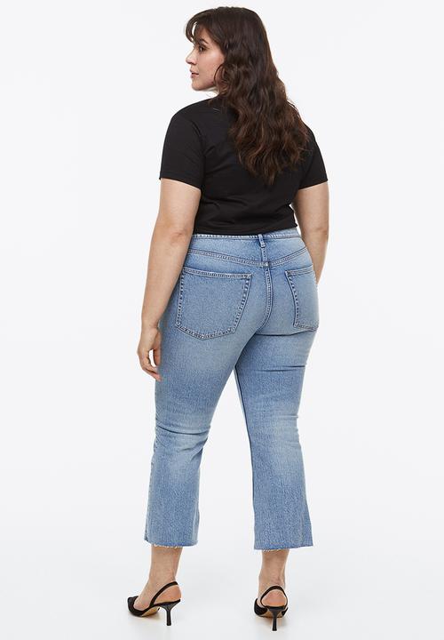 H&M - Flared high cropped jeans - blue