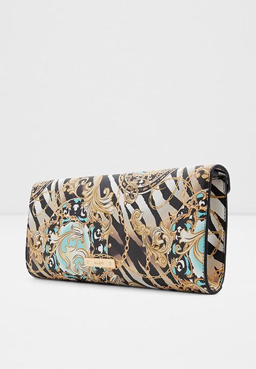 ALDO - Tei clutch bag - black multi