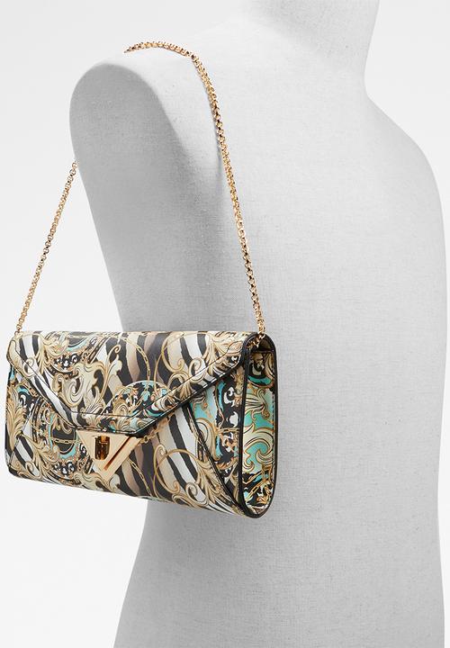 ALDO - Tei clutch bag - black multi