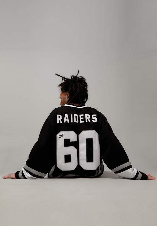 Factorie - Long sleeve v neck jersey - black