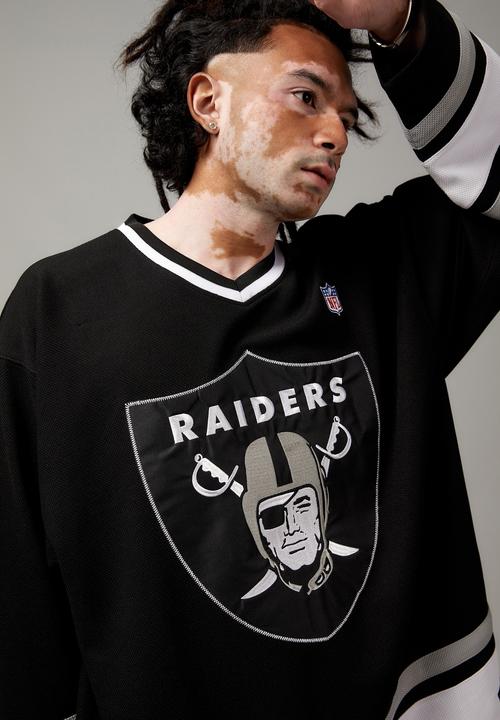 Factorie - Long sleeve v neck jersey - black