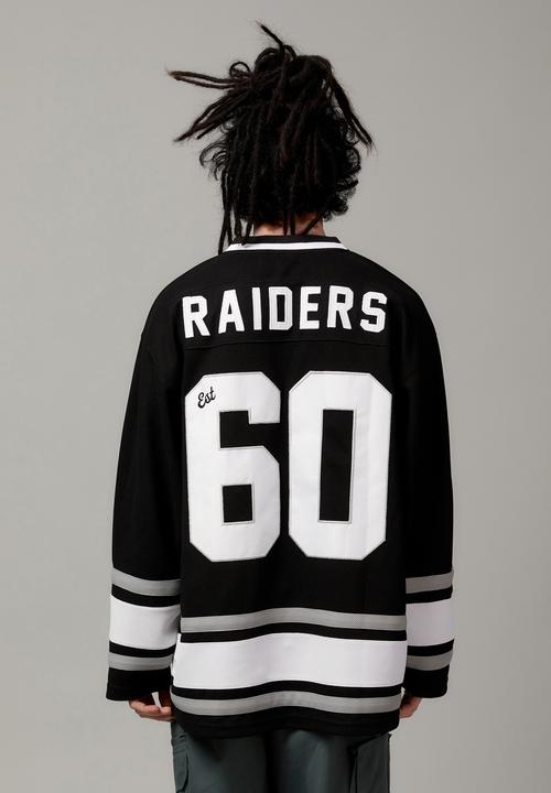 Factorie - Long sleeve v neck jersey - black