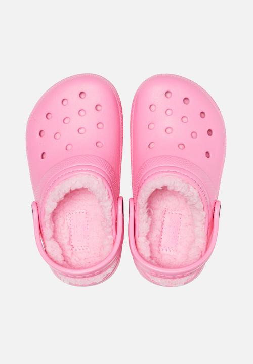 Crocs - Classic lined clog k - pink lemonade
