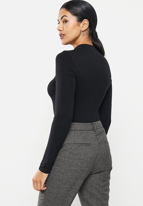 POLO - Wmn second skin long sleeve top - black