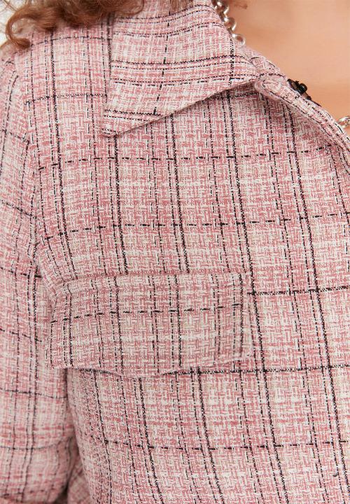 Trendyol - Plus plaid chenille jacket - multi