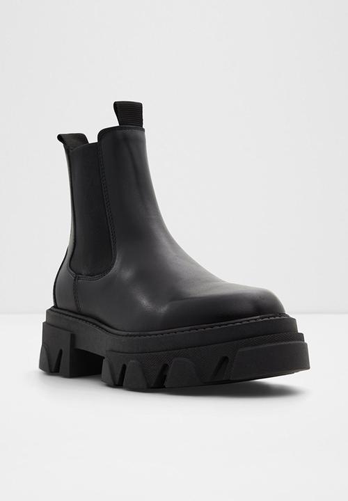 ALDO - Bigtrek leather boot - black