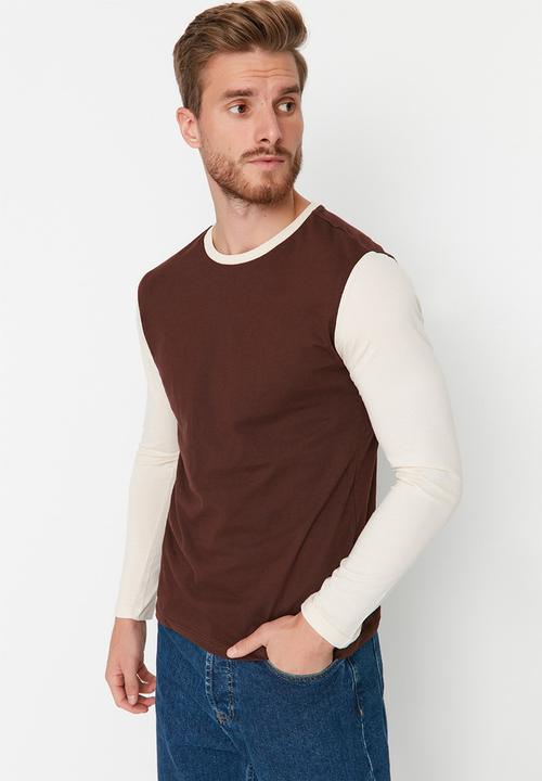 Trendyol - Baseball essential long sleeve - brown