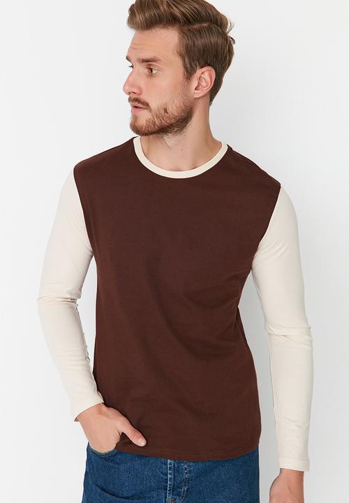 Trendyol - Baseball essential long sleeve - brown