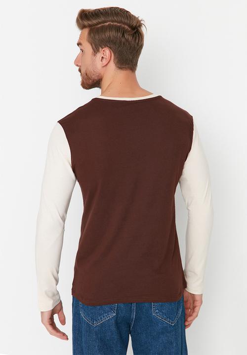 Trendyol - Baseball essential long sleeve - brown
