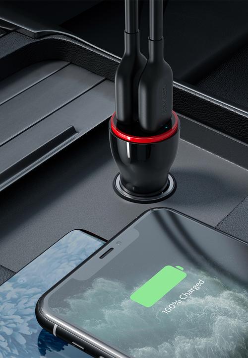 Anker - Anker PowerDrive 2 Car Charger Black