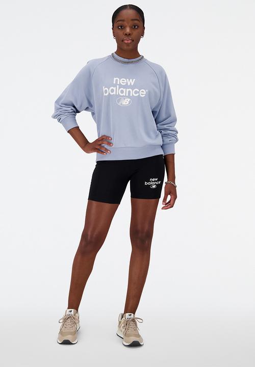 New Balance  - Nb essentials essentials re-imagined crew - light arctic grey