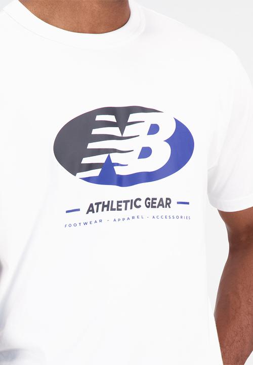 New Balance  - Nb essentials essentials re-imagined graphic tee - white