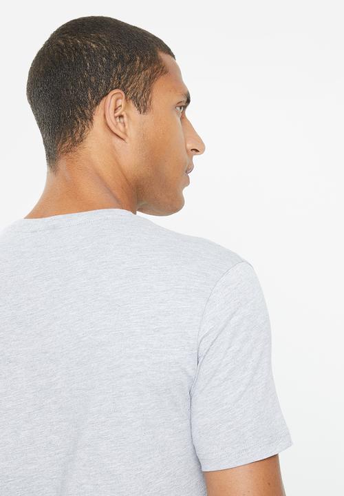 POLO - Mens logo short sleeve tee - grey melange